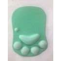 Top selling 3D cartoon mouse pad cat claw natural environmental protection silicone wrist guard mouse pad color self determined
