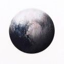 Personality dream planet mouse pad soft rubber pad small fresh student anti slip round notebook pad