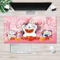 Large locking cartoon game mouse pad can be customized for computer office thickened non slip table pad