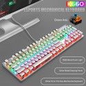 K660 real mechanical Keyboard USB cable game luminous RGB computer green axis mechanical keyboard