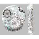 Rubber bottom memory cotton wrist guard mouse pad keyboard pad support set gift mouse pad wrist guard set customization
