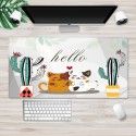 Nordic ins super large mouse pad new cartoon wrist pad customized advertising gift mouse pad Game Internet bar