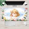 Nordic ins large locking cartoon game mouse pad can be customized computer office thickened non slip table pad