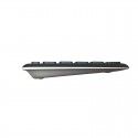 Factory new dual system wireless 2.4G with touch Bluetooth ultra thin keyboard with touch pad