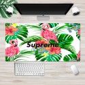 Ins Nordic wind pad mouse pad thickened large lock edge anti slip advertising pad wrapped desk pad white embryo customization