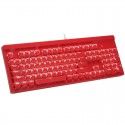 970 wired mechanical keyboard green axis backlight square ice crystal two color chocolate keycap game Office