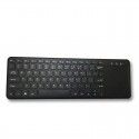 Factory new dual system wireless 2.4G with touch Bluetooth ultra thin keyboard with touch pad