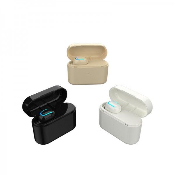Q26 Bluetooth headset new HBQ Wireless Mini Mini invisible earplug type sports one ear band charger