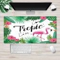 Ins Nordic wind pad mouse pad thickened large lock edge anti slip advertising pad wrapped desk pad white embryo customization