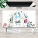 Ins Nordic mouse pad flower plant mouse pad large lock cartoon game mouse pad can be customized computer