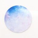 Personality dream planet mouse pad soft rubber pad small fresh student anti slip round notebook pad
