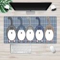 Ins Nordic style personalized mouse pad customized advertising gift mouse pad Game Internet bar large mouse pad