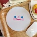 Ins wind Japan personality creative mini computer mouse pad cute smile cloud avocado mouse pad small