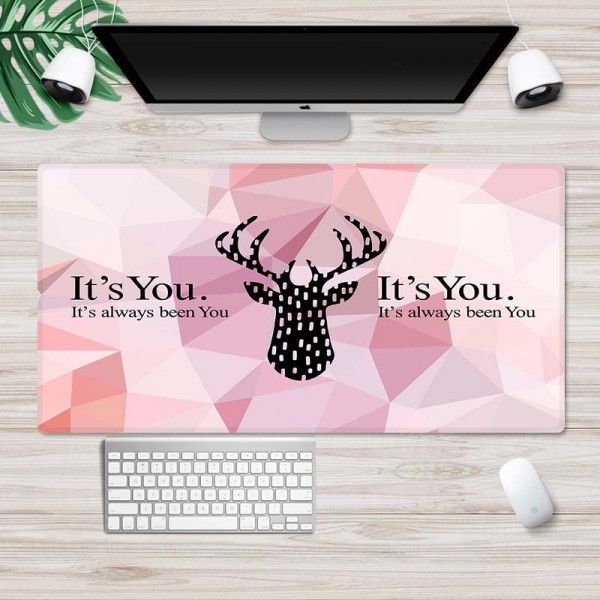 Advertising mouse pad customized antiskid cartoon keyboard pad customized computer game logo