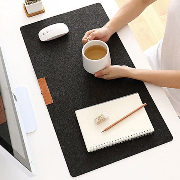 Large desk mat felt laptop game keyboard mat anti slip customized advertising mouse pad