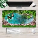 Nordic ins super large 3D mouse pad cute cat wrist pad customized advertising gift mouse pad Game Internet bar