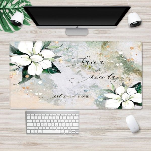 Large locking cartoon game mouse pad can be customized for computer office thickened non slip table pad