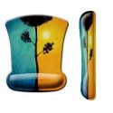 Memory cotton keyboard support keyboard pad keyboard wristband pad natural rubber hand pillow wristband set