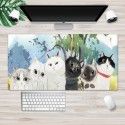 Factory direct sales customized cute cartoon mouse pad large Internet cafe computer desk mat anti-skid game mouse pad