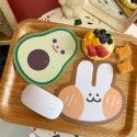 Ins wind Japan personality creative mini computer mouse pad cute smile cloud avocado mouse pad small