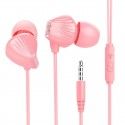 Manufacturer direct selling in ear wired 3.5mm earphone Huawei Android MP3 music custom multicolor small earphone