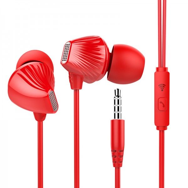 Manufacturer direct selling in ear wired 3.5mm earphone Huawei Android MP3 music custom multicolor small earphone