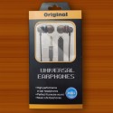 Metal earphone cable in ear subwoofer karaoke is suitable for Android mobile phone universal wire control earplug with microphone