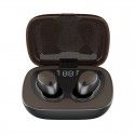Es02tws Bluetooth headset with charging bin new private model black technology skinned headset f9tws for cross border exclusive use