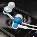 Earphone in ear type double bass karaoke is suitable for Android mobile phone general wire control with one earplug for mobile phone