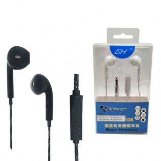 Wholesale new mobile phone wire control earphone ghq6, suitable for intelligent call subwoofer earphone, earplug thread
