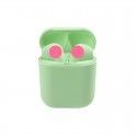 Bluetooth headset metal oil colorful wireless mini sports cross border i12tws