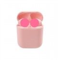 Bluetooth headset metal oil colorful wireless mini sports cross border i12tws