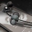 Earphone in ear type double bass karaoke is suitable for Android mobile phone general wire control with one earplug for mobile phone