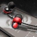 Earphone in ear type double bass karaoke is suitable for Android mobile phone general wire control with one earplug for mobile phone