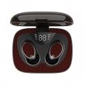 Es02tws Bluetooth headset with charging bin new private model black technology skinned headset f9tws for cross border exclusive use
