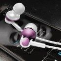 Earphone in ear type double bass karaoke is suitable for Android mobile phone general wire control with one earplug for mobile phone