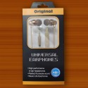 Metal earphone cable in ear subwoofer karaoke is suitable for Android mobile phone universal wire control earplug with microphone