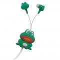 Shenzhen earphone manufacturers produce small earphone cartoon PVC silicone earphone