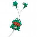Shenzhen earphone manufacturers produce small earphone cartoon PVC silicone earphone