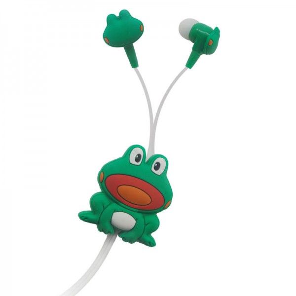 Shenzhen earphone manufacturers produce small earphone cartoon PVC silicone earphone