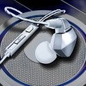 Wholesale hanging ear type subwoofer earphone mobile phone computer game earphone wire control sports earphone earplug