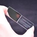 Factory direct crystal luminous U disk creative business metal crystal U disk can be printed logo customized U disk