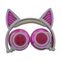 Micro supply commodity cat ear light charging Wireless Bluetooth headset folding mobile phone computer headset