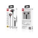 Ysk-116 in ear spring line tuning headset solid color by wire game music high quality stereo headset