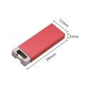 Mini Metal creative U-disk customized Keychain metal right angle U-disk logo laser engraving U-disk