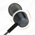 Gift box package ep-06 metal earphone independent cavity reinforced connector one button by wire earphone wholesale