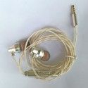 Metal subwoofer wire controlled earphone mobile phone computer general earphone in ear chicken eating game earphone wholesaler