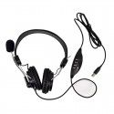 Cross border e-commerce manufacturers wholesale black and blue rotating mark wearable USB plug computer headset