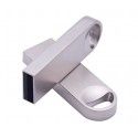 Mini smiley face metal U-disk custom Keychain metal U-disk logo laser engraving U-disk