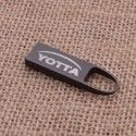 Mini metal arc U-disk custom Keychain metal U-disk logo laser engraving U-disk